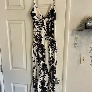 Zara Cowprint Maxi Dress